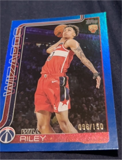 2025-26 Topps Basketball #221 Will Riley — front