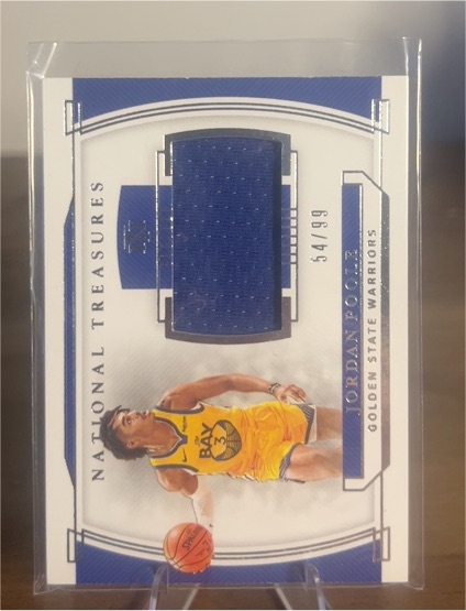 2023-24 Panini National Treasures #54 Jordan Poole — front