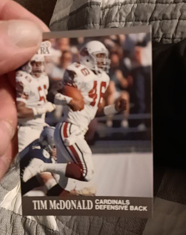 1991 Ultra #242 Tim McDonald — front