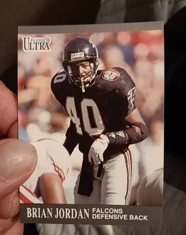 1991 Fleer Ultra #145 Brian Jordan — front