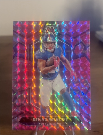2024 Panini Mosaic Devin Singletary — front