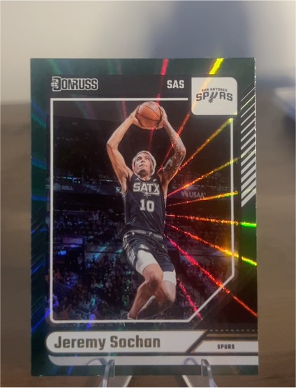 2024-25 Panini Donruss #180 Jeremy Sochan — front