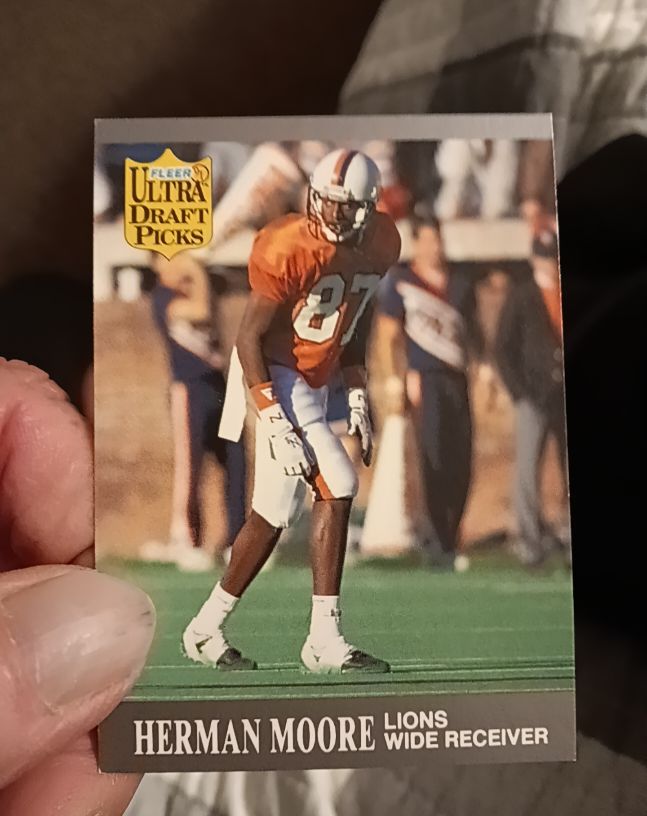 1991 Fleer Ultra #291 Herman Moore — front