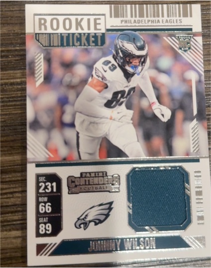 2024 Panini Contenders Rookie Ticket #RTS-JWN Johnny Wilson — front