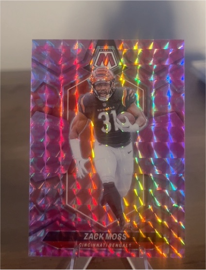 2024 Panini Mosaic #44 Zack Moss — front