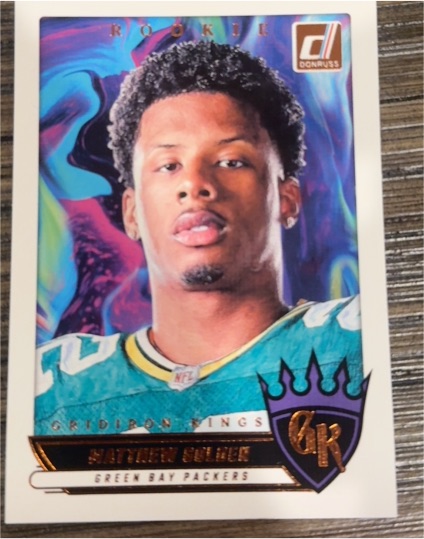 2025 Panini Donruss #RGK-MGN Matthew Golden Rookie Gridiron Kings — front