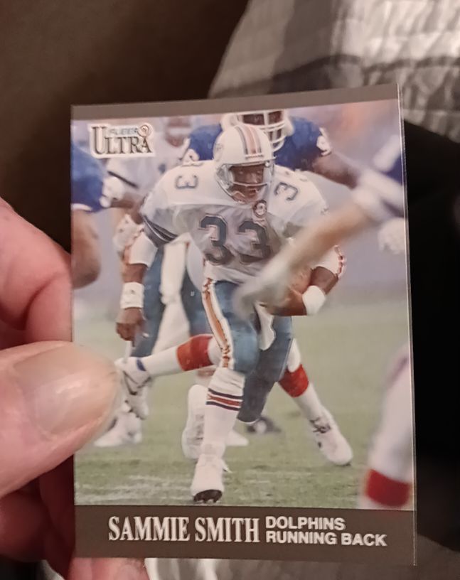 1991 Fleer Ultra #93 Sammie Smith — front