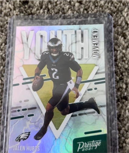 2021 Panini Prestige #YM-16 Jalen Hurts Youth Movement — front