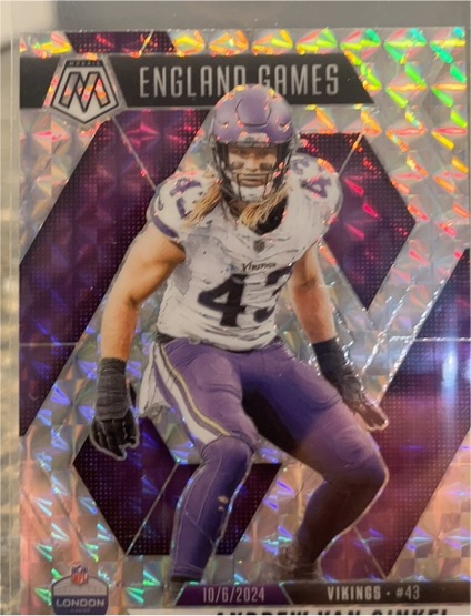 2025 Panini Mosaic Football #375 R.J. Harvey RC — front