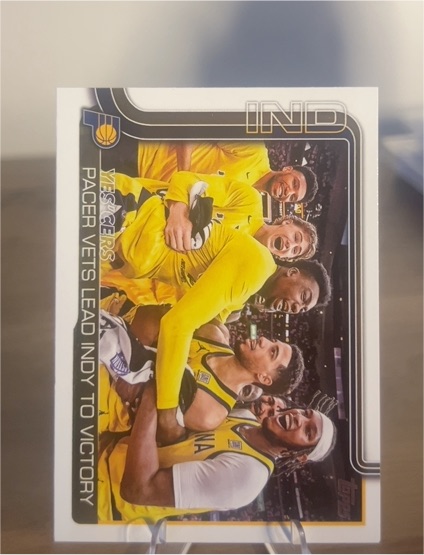 2025-26 Topps #280 Yes'Cers: Pacer Vets Lead Indy To Victory — front
