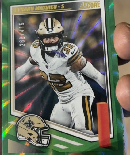 2025 Panini Score #96 Tyrann Mathieu — front