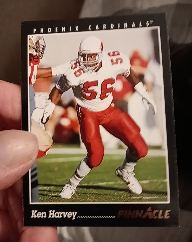 1993 Pinnacle #156 Ken Harvey — front