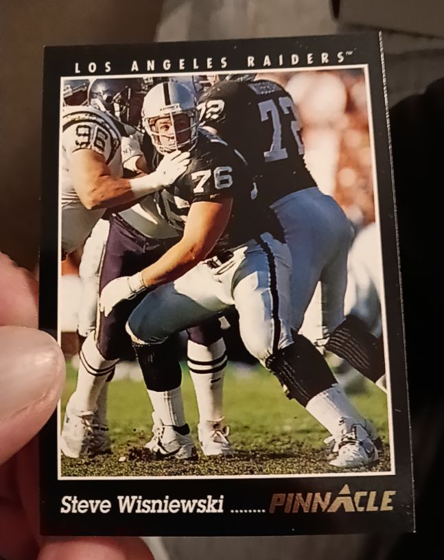 1993 Pinnacle #144 Steve Wisniewski — front