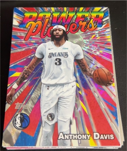 2025-26 Topps Basketball #PP-13 Anthony Davis Power Players — front