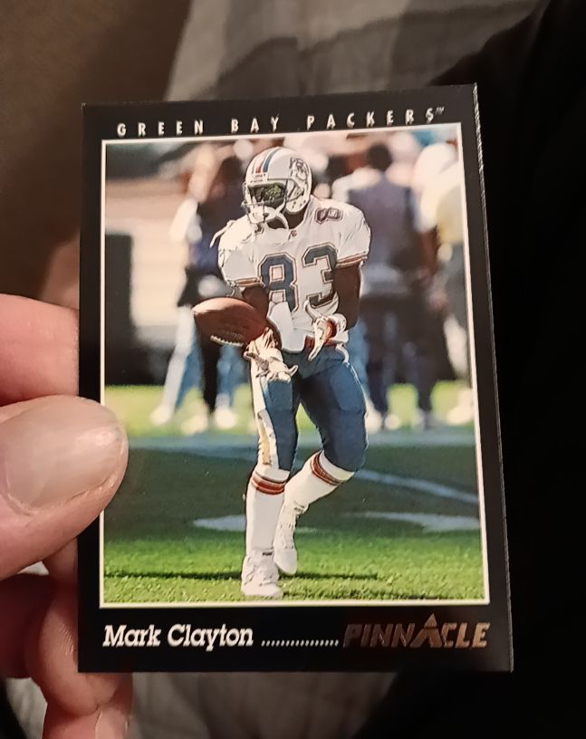 1993 Pinnacle #184 Mark Clayton — front