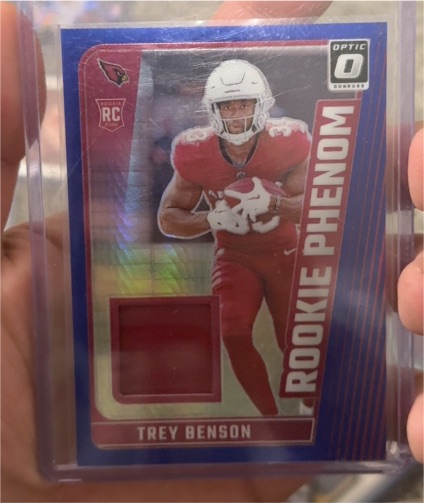 2024 Donruss Optic Rookie Phenom #RPB-TBN Trey Benson — front