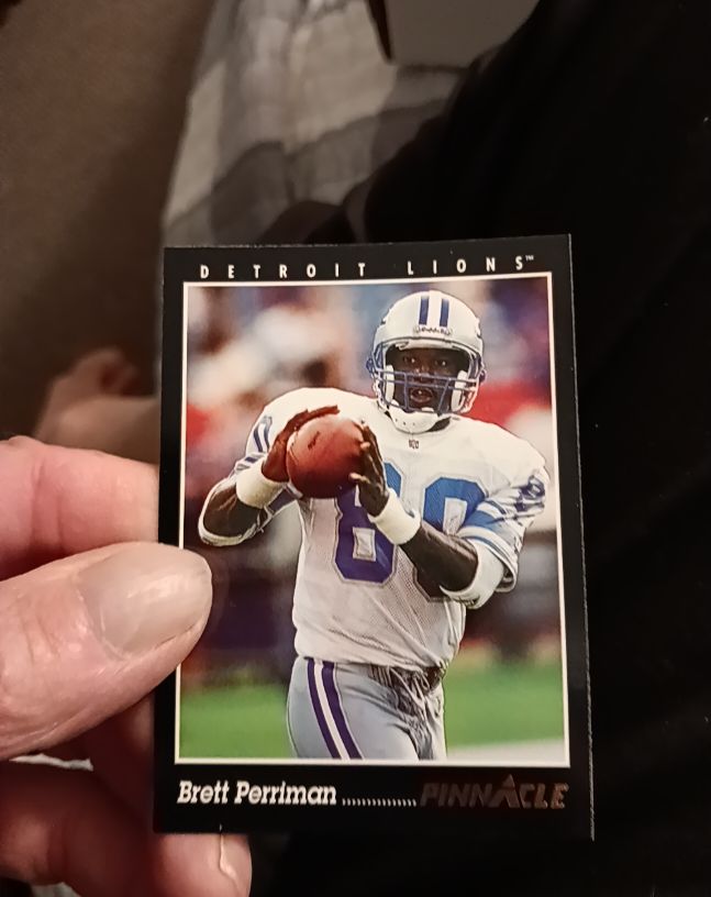 1993 Pinnacle Brett Perriman — front