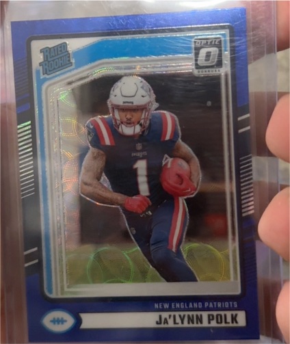 2024 Panini Donruss Optic #373 Ja'Lynn Polk Rated Rookie — front