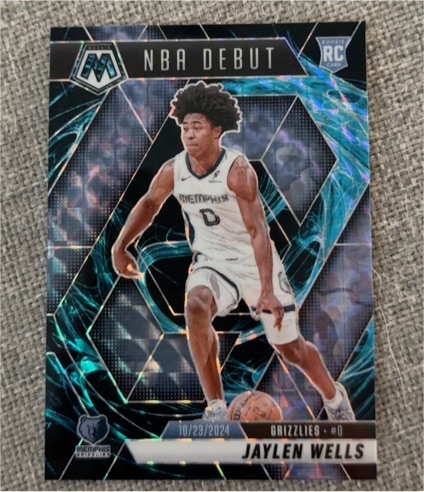 2024-25 Panini Mosaic NBA Debut #260 Jaylen Wells — front