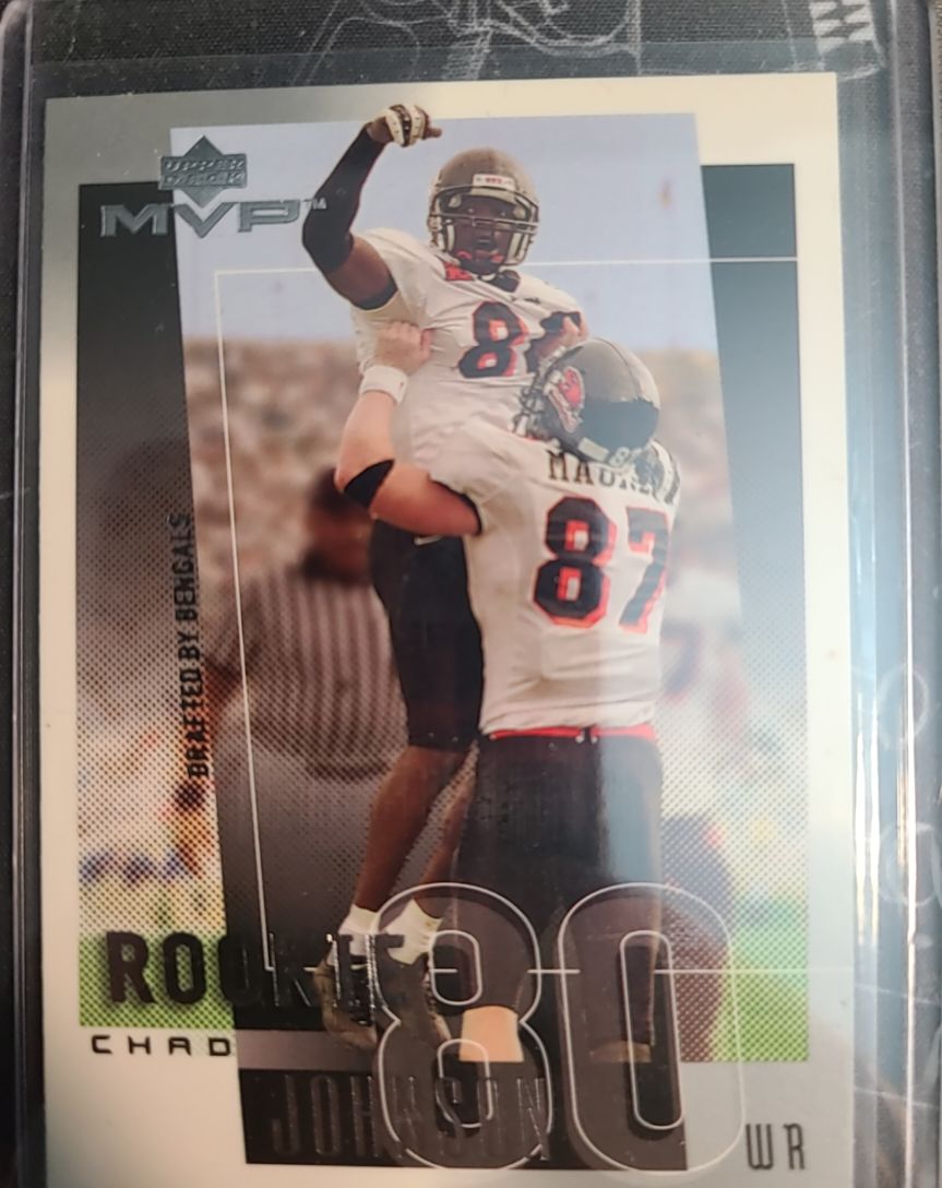 2001 Upper Deck MVP #323 Chad Johnson — front
