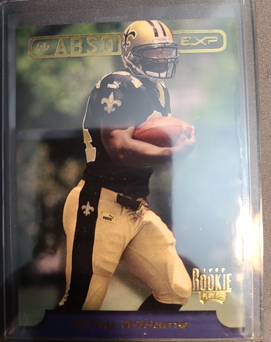 1999 Playoff Absolute EXP #5 Ricky Williams Rookie — front
