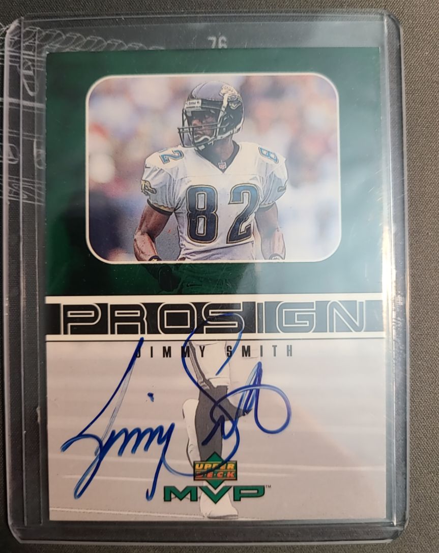 1999 Upper Deck MVP Prosign #Jimmy Smith — front