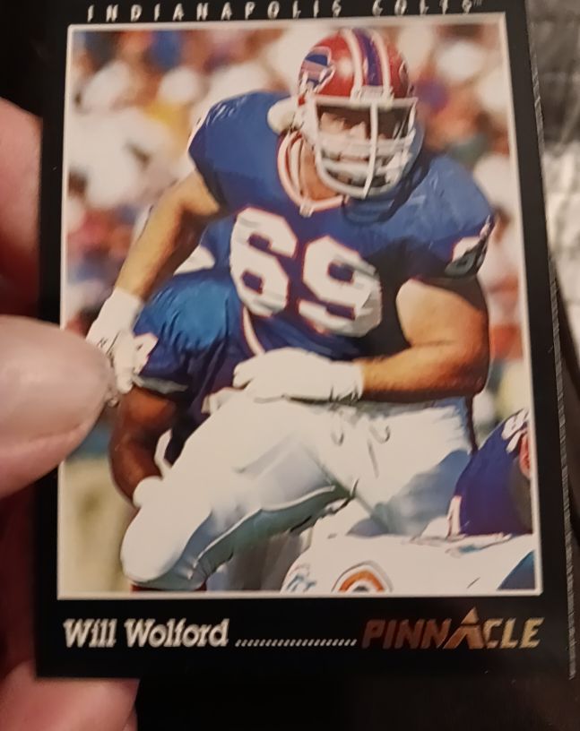 1993 Pinnacle #69 Will Wolford — front