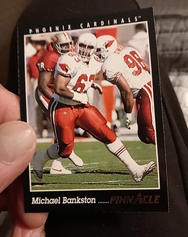 1993 Pinnacle Michael Bankston Phoenix Cardinals — front