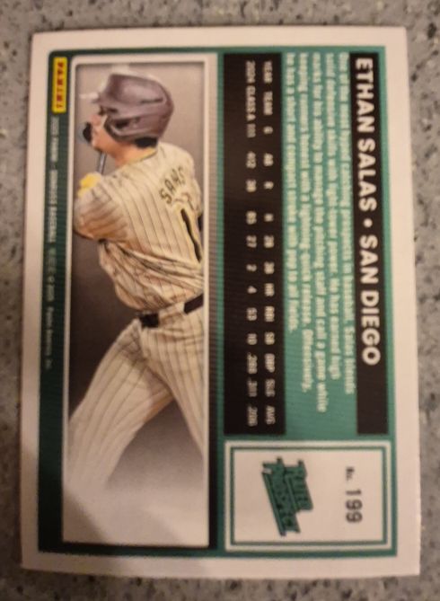 2023 Panini Ethan Salas #F-199 — front