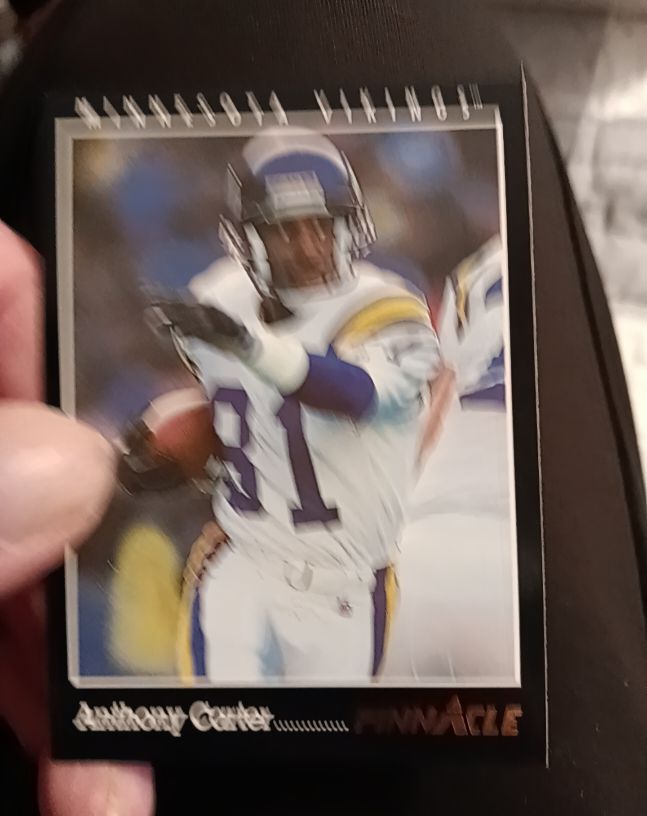 1993 Pinnacle Football #Anthony Carter — front