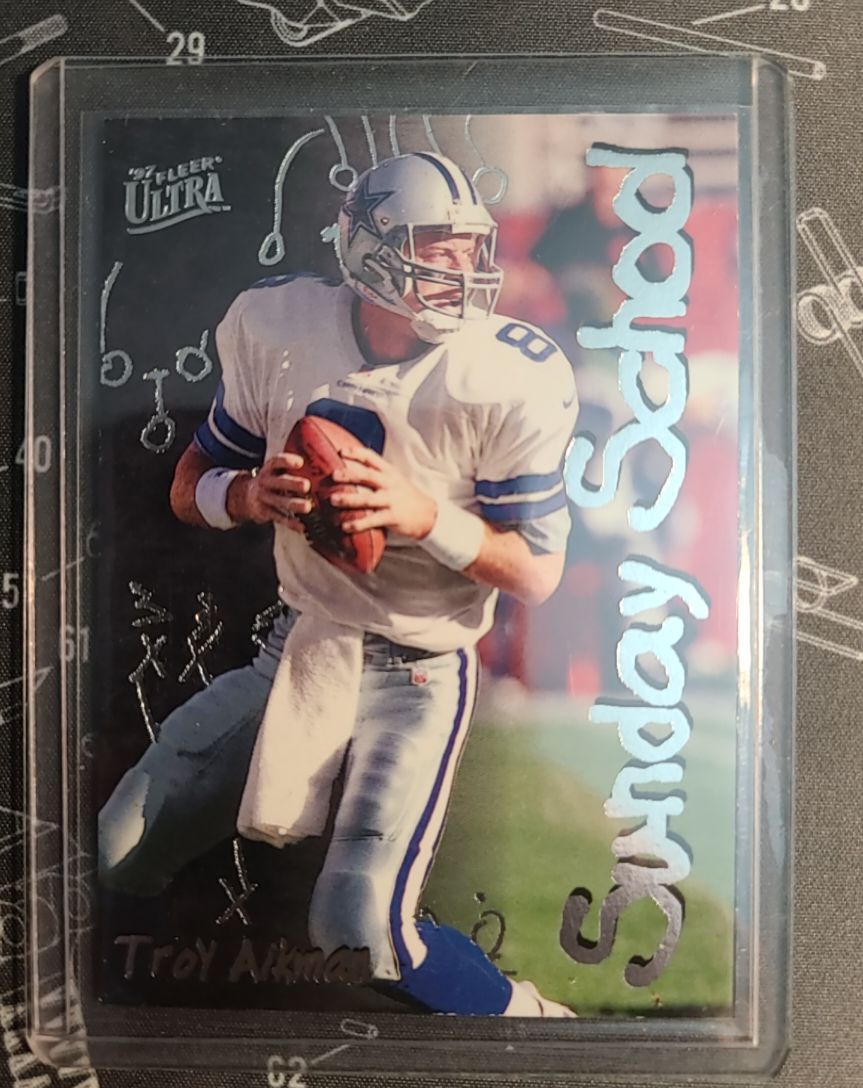 1997 Fleer Ultra Sunday School #Troy Aikman — front