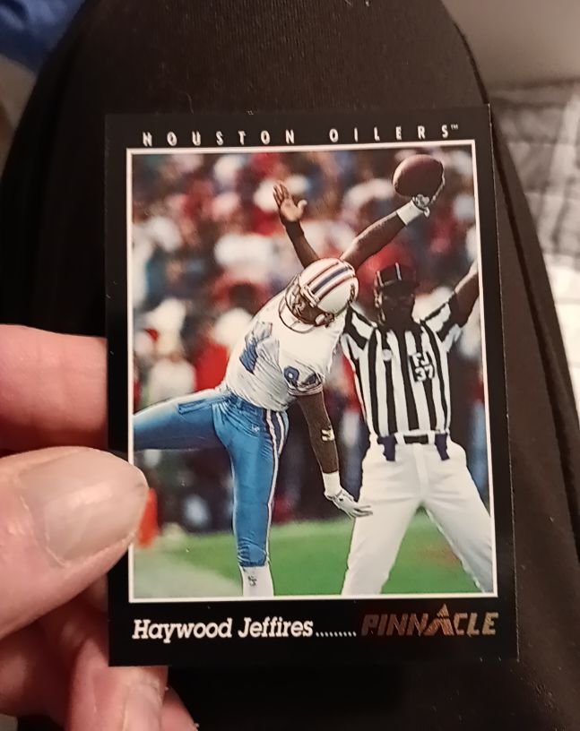 1993 Pinnacle #111 Haywood Jeffires — front