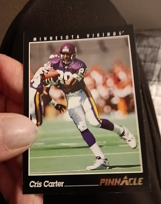 1993 Pinnacle Football #46 Cris Carter — front
