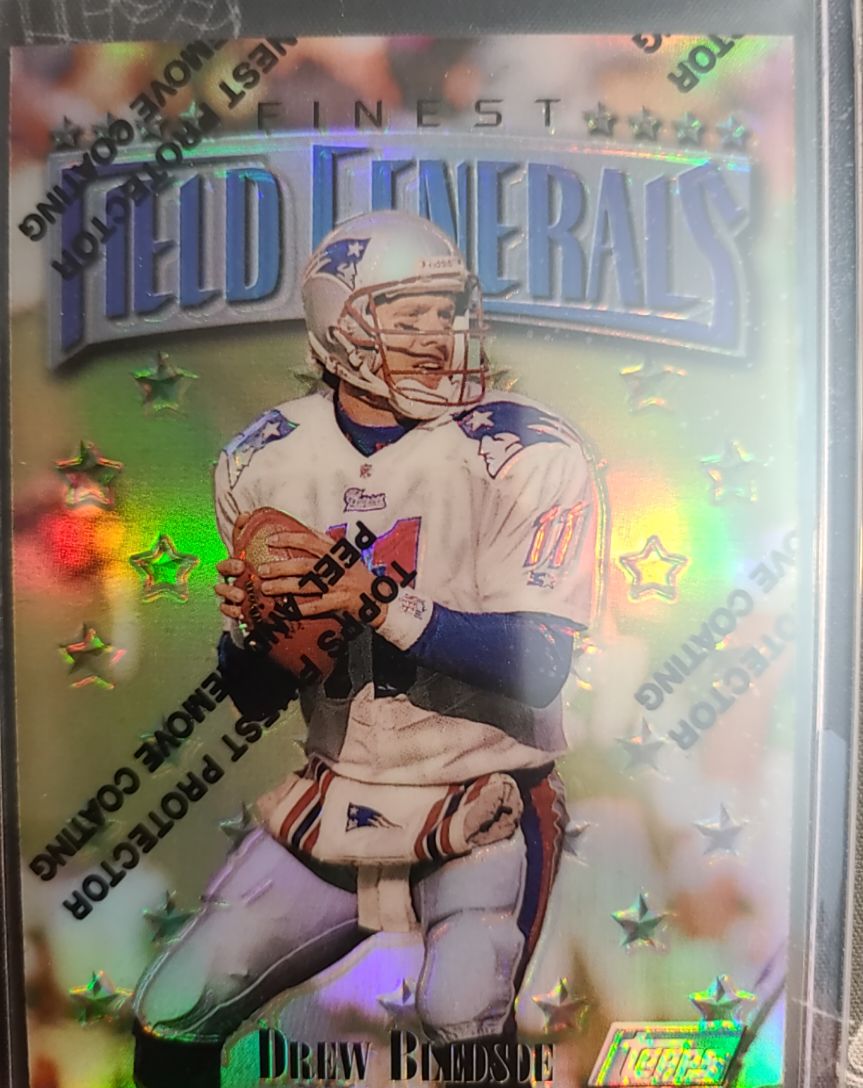 1997 Topps Finest #101 Drew Bledsoe — front