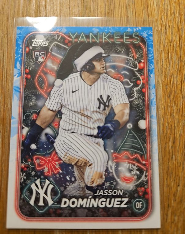 2024 Topps Holiday #H75 Jasson Domínguez — front