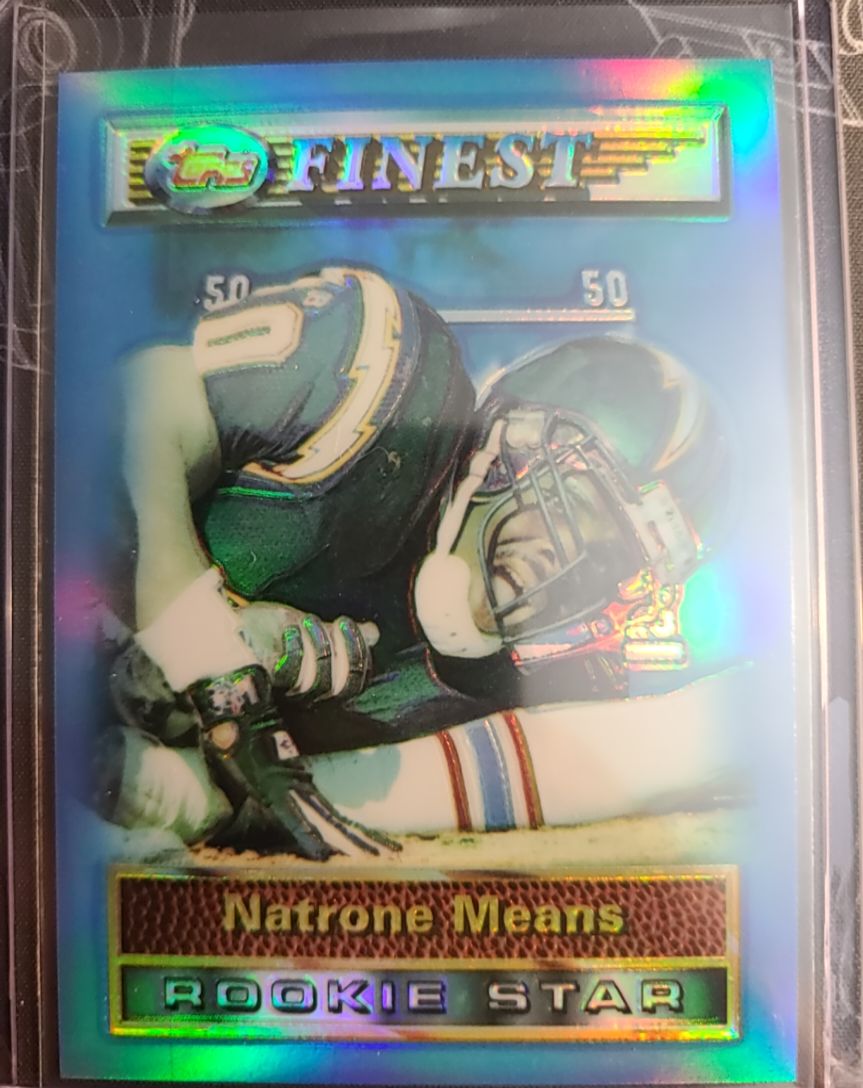 1994 Topps Finest #188 Natrone Means — front