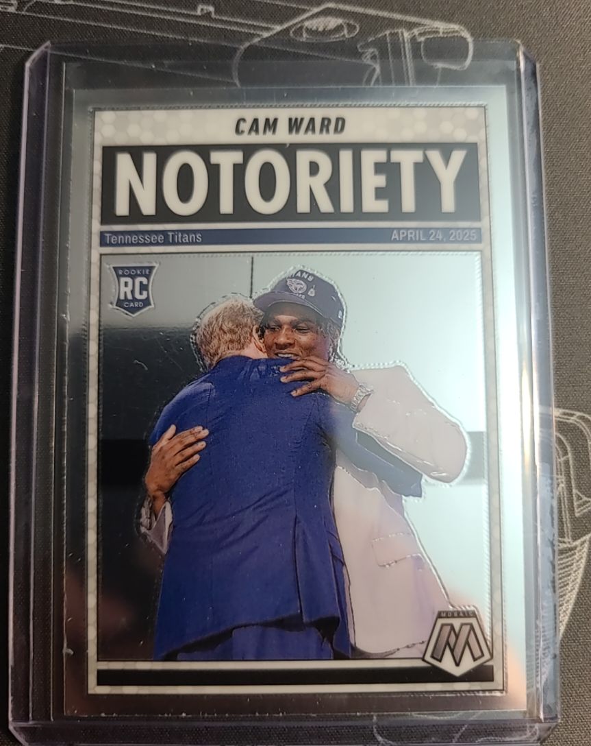 2025 Panini Mosaic #17 Cam Ward Notoriety — front