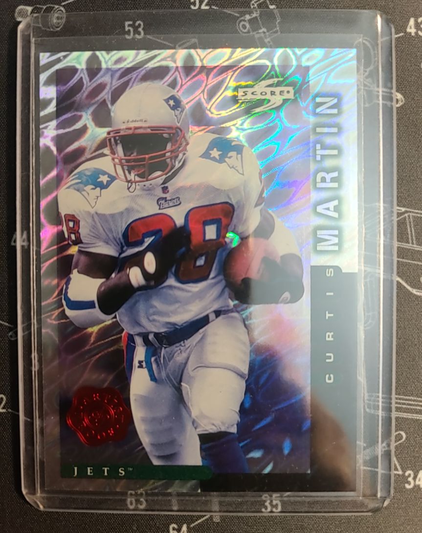 1998 Score Showcase Series Artist Proof #PP110 Curtis Martin — front