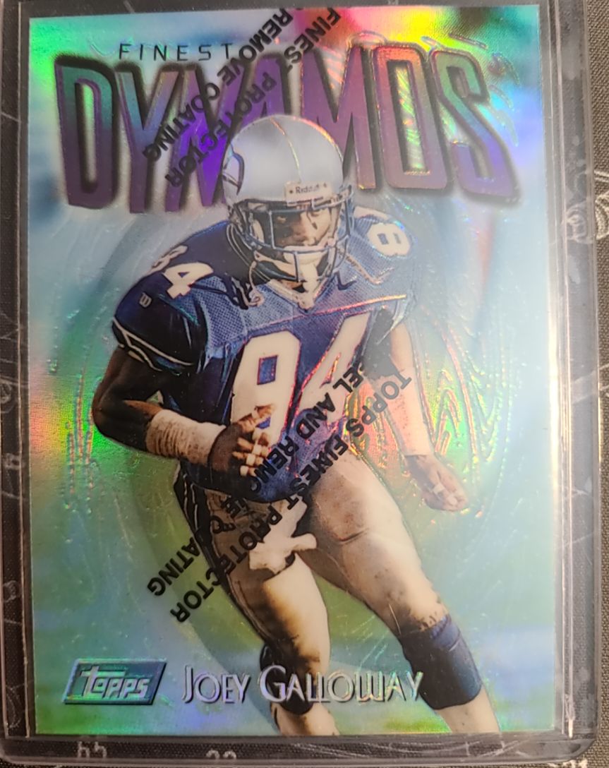 1997 Topps Finest #147 Joey Galloway — front