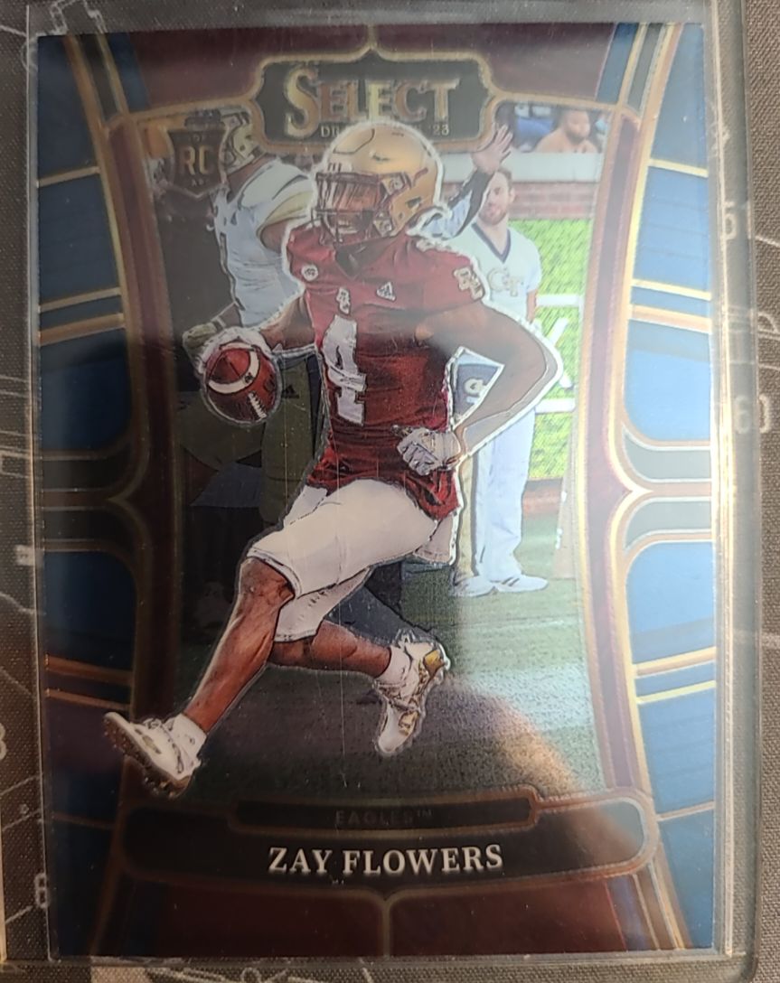 2023 Panini Select Draft Picks #17 Zay Flowers — front