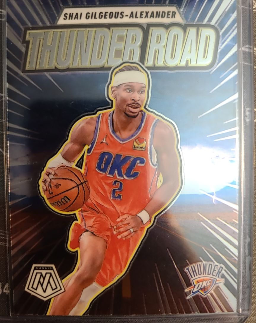 2024-25 Panini Mosaic #7 Shai Gilgeous-Alexander Thunder Road — front