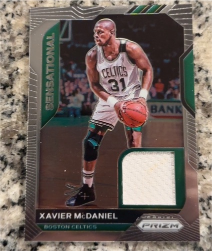 2020-21 Panini Prizm Sensational Swatches #SSW-XAM Xavier McDaniel — front