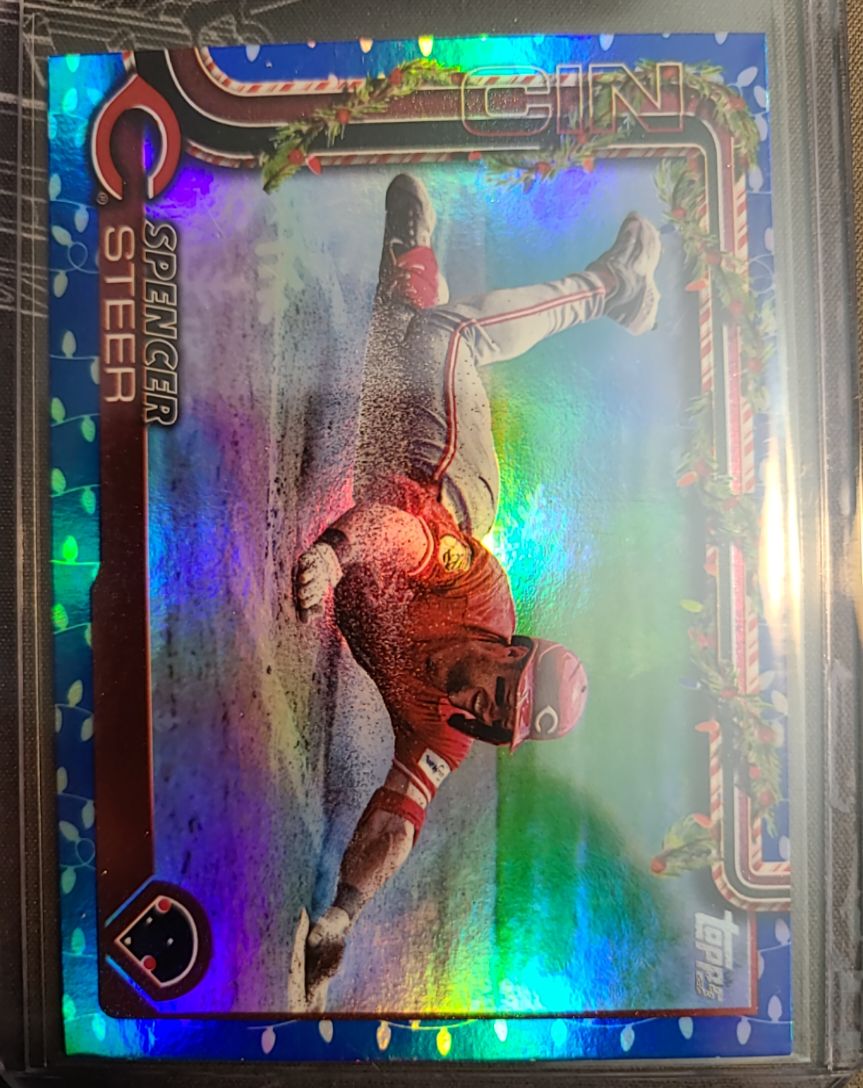 2025 Topps Chrome #174 Spencer Steer — front