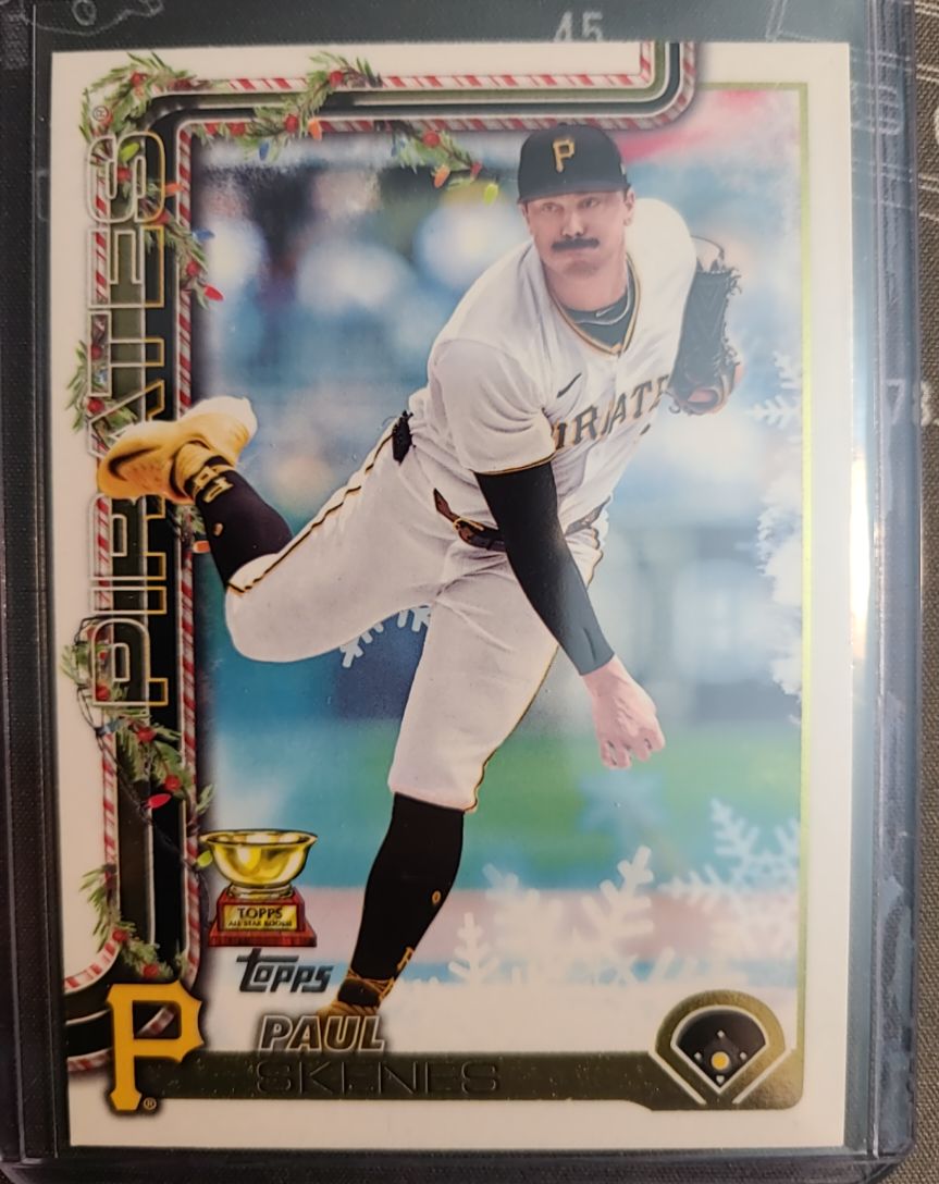2025 Topps Holiday #H70 Paul Skenes — front