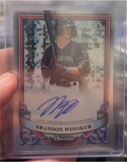 2024 Bowman Sterling #PA-BWI Brandon Winokur — front