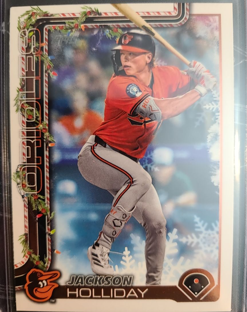 2025 Topps Holiday #H188 Jackson Holliday — front