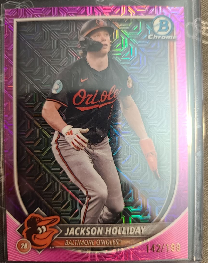 2025 Bowman Chrome #77 Jackson Holliday — front