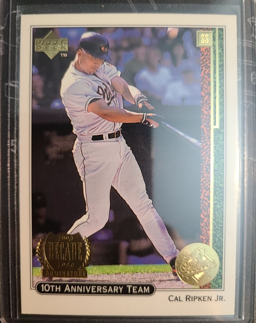 1999 Upper Deck 10th Anniversary Team #X5 Cal Ripken Jr. — front