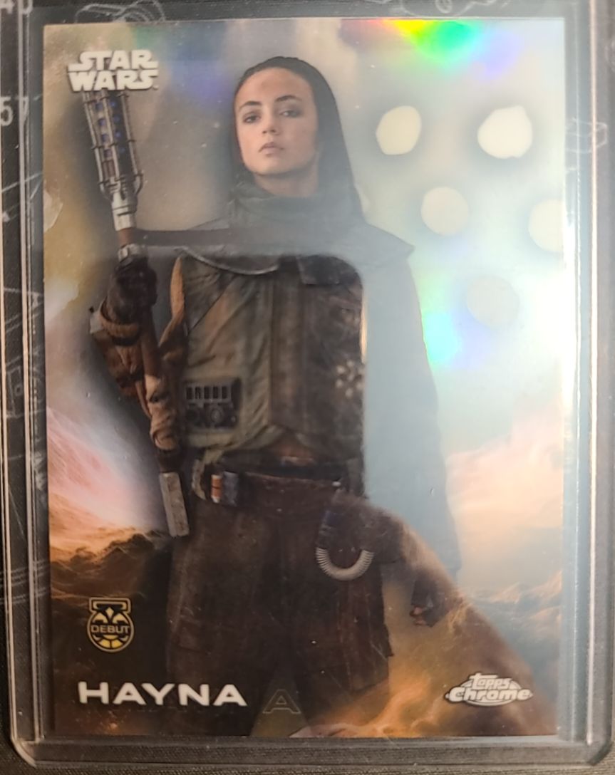 2025 Topps Chrome Star Wars #122 Hayna — front