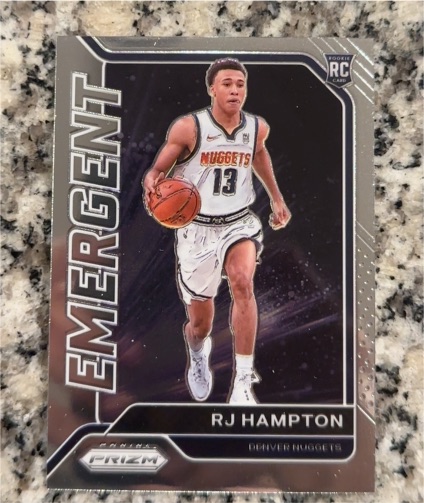 2020-21 Panini Prizm #26 RJ Hampton Emergent Rookie — front